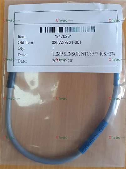 Descarga do sensor York 025W39721-100